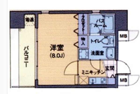 プロスペクト中之島の物件間取画像